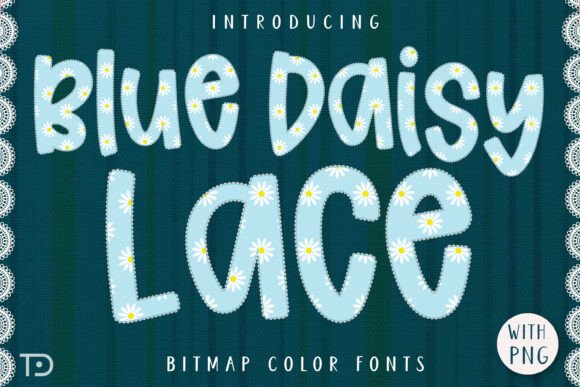 Blue Daisy Lace: The Shabby Chic Font for Modern Projects
