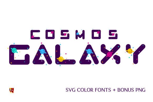 Cosmos Galaxy: A Playful Futuristic Stencil Font