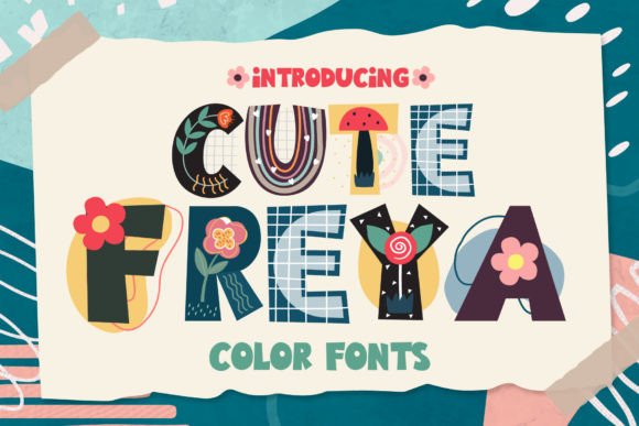 Cute Freya: A Color Font for Playful, Modern Design