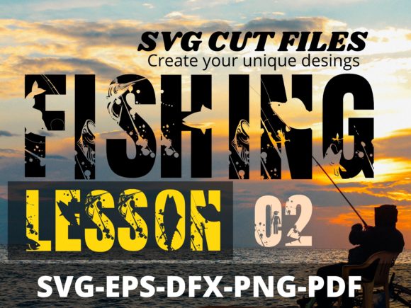 Fishing Lesson: A Creative SVG Font for Bold Projects