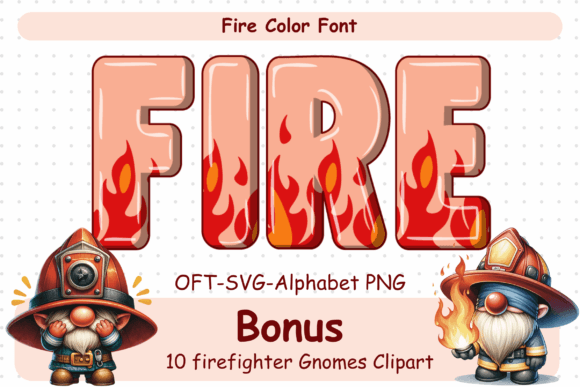 Ignite Your Designs with the Playful Fire Font