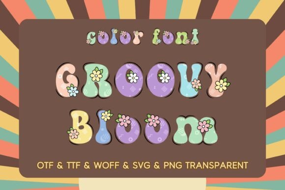 Infuse Your Designs with a Groovy Bloom Retro Vibe