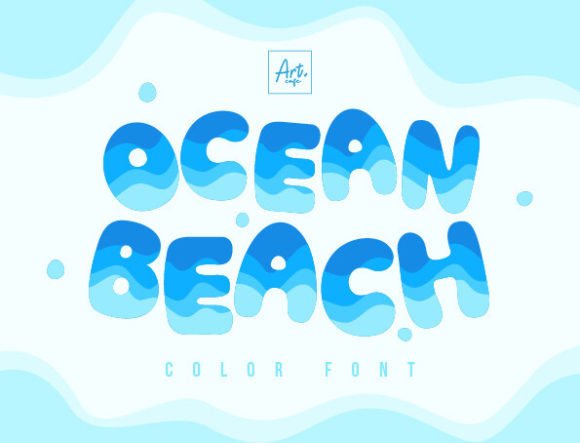 Ocean Beach: A Wave of Summer Energy for Your Designs