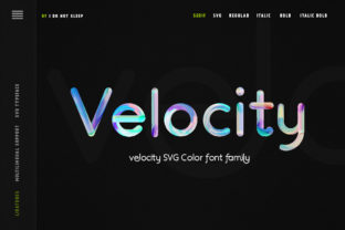 Unlocking the Dynamic Style of the Velocity Font